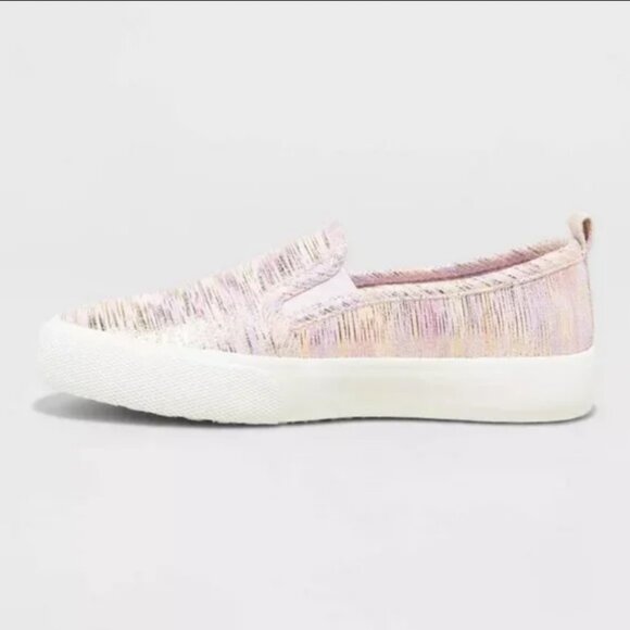 Girls' Sariah Slip-On Sneakers Multicolored - Cat & Jack™ 3 - Picture 4 of 4